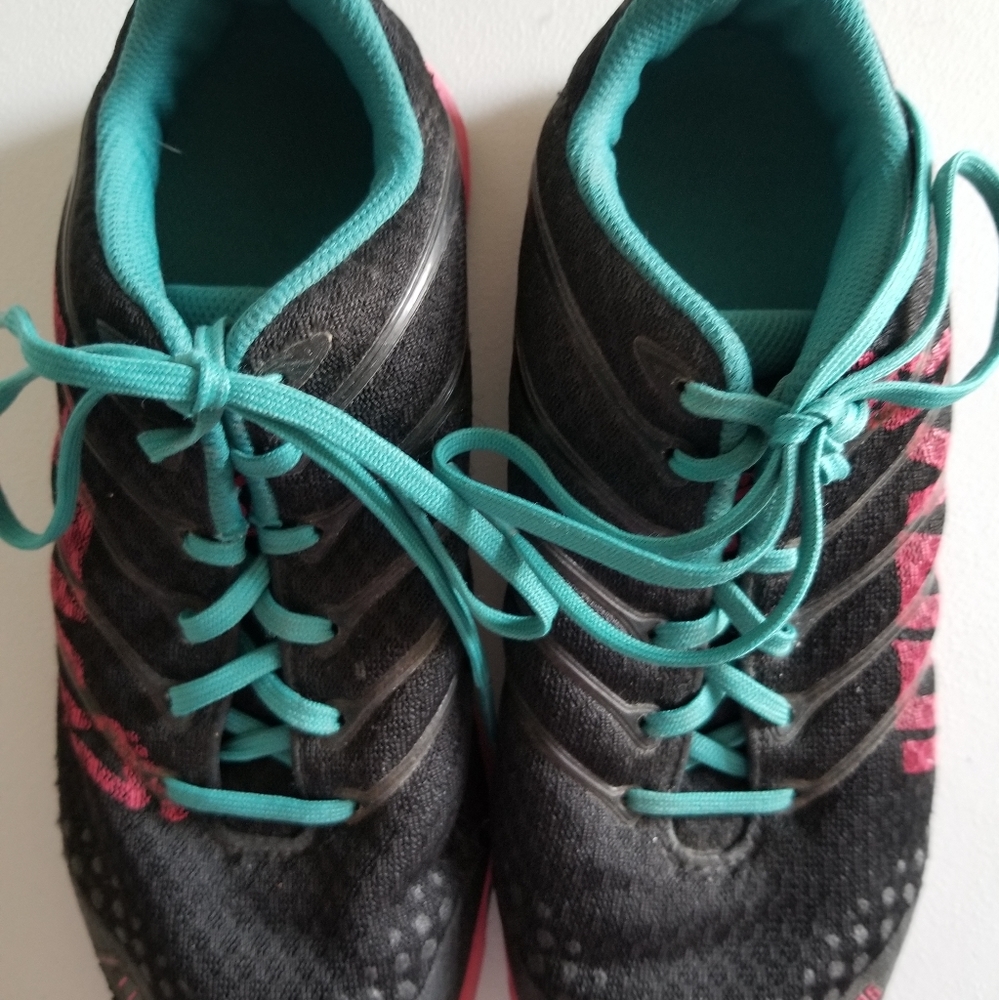 Inov8 Pink, Green & Black size 8